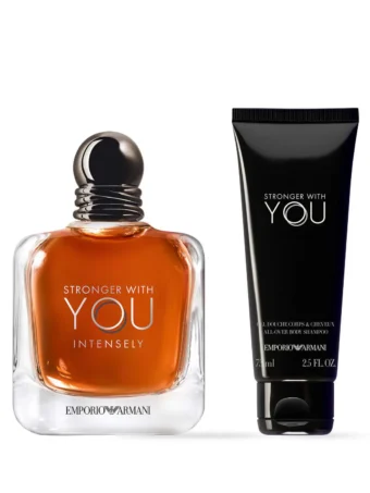 Coffret Emporio Armani-Eau De Parfum-Stronger With You Intensely-100ml+Gel Douche 75ml