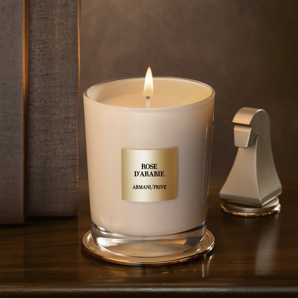 Bougie Parfumée-ARMANI Privé-Rose D'Arabie-180gr