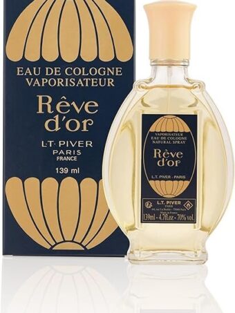 L.T. Piver (1889)-Rêve d&rsquo;Or-Eau de Cologne Vaporisateur-139ml (Vintage)