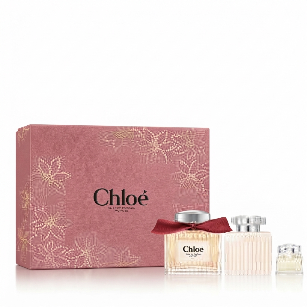 Coffret Chloé-L’Eau de Parfum Intense-100ml+Body Lotion100ml+Miniature 5ml
