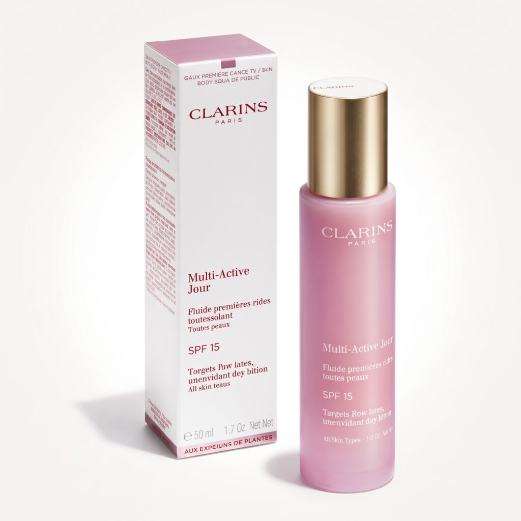 Clarins-Multi-active Jour Fluide Toutes Peaux-SPF 15-50ml