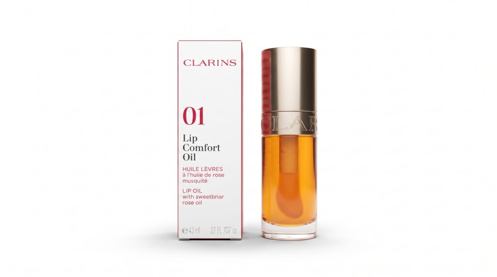 Clarins-Paris-Lip Comfort Oil-01 Honey-7ml