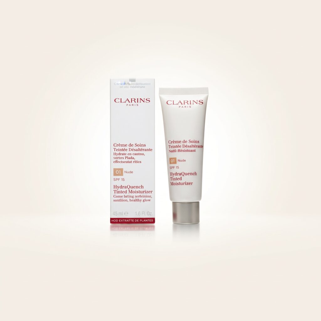 Clarins-Paris-Crème de Soins Teintée Désaltérante Multi Hydratante SPF 15-Teinte 04 Blond-50ml