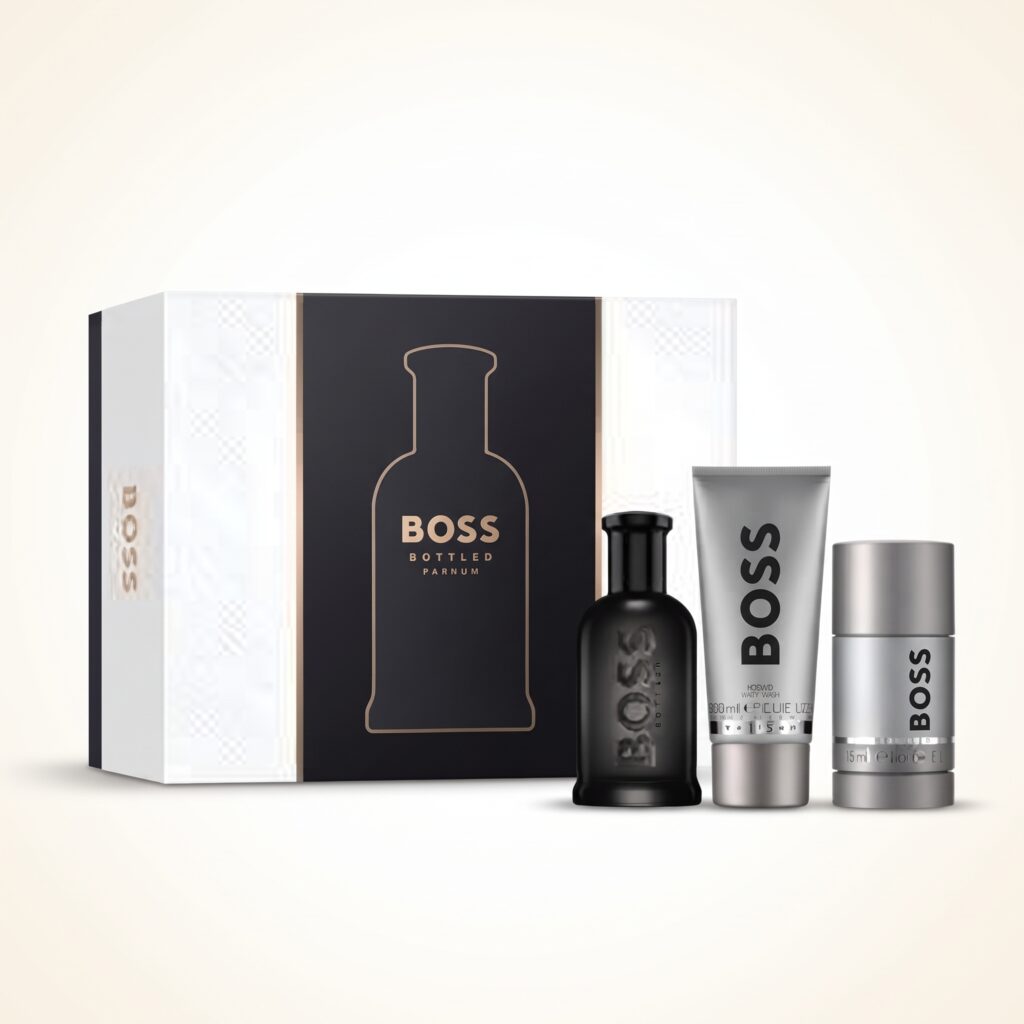Coffret Hugo Boss-Bottled-Le Parfum+Gel douche+Stick