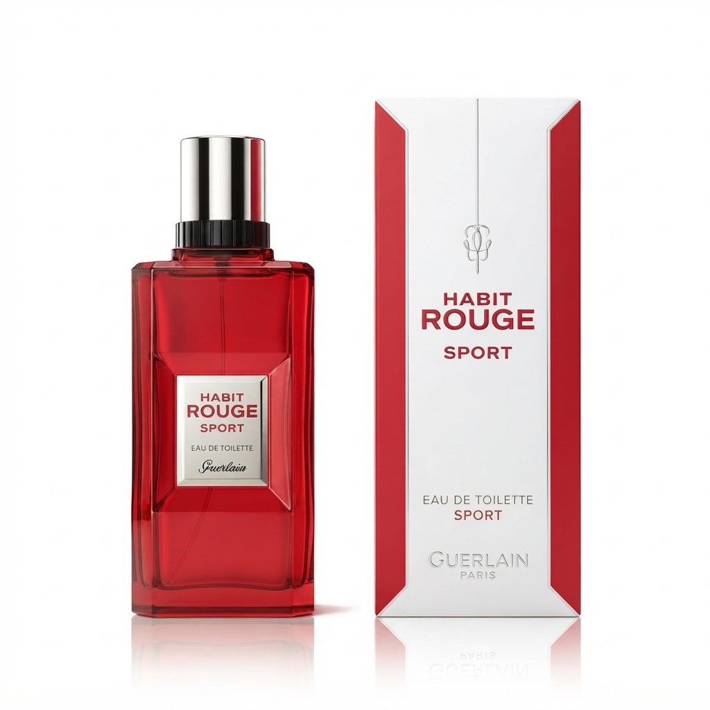 Guerlain 2009-Habit Rouge Sport-Eau de Toilette-100ml (Vintage)