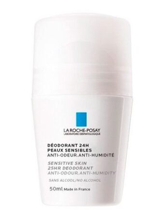 Déodorant -La Roche Posay 24H-Peaux sensibles roll-on-sans Alcool-50ml