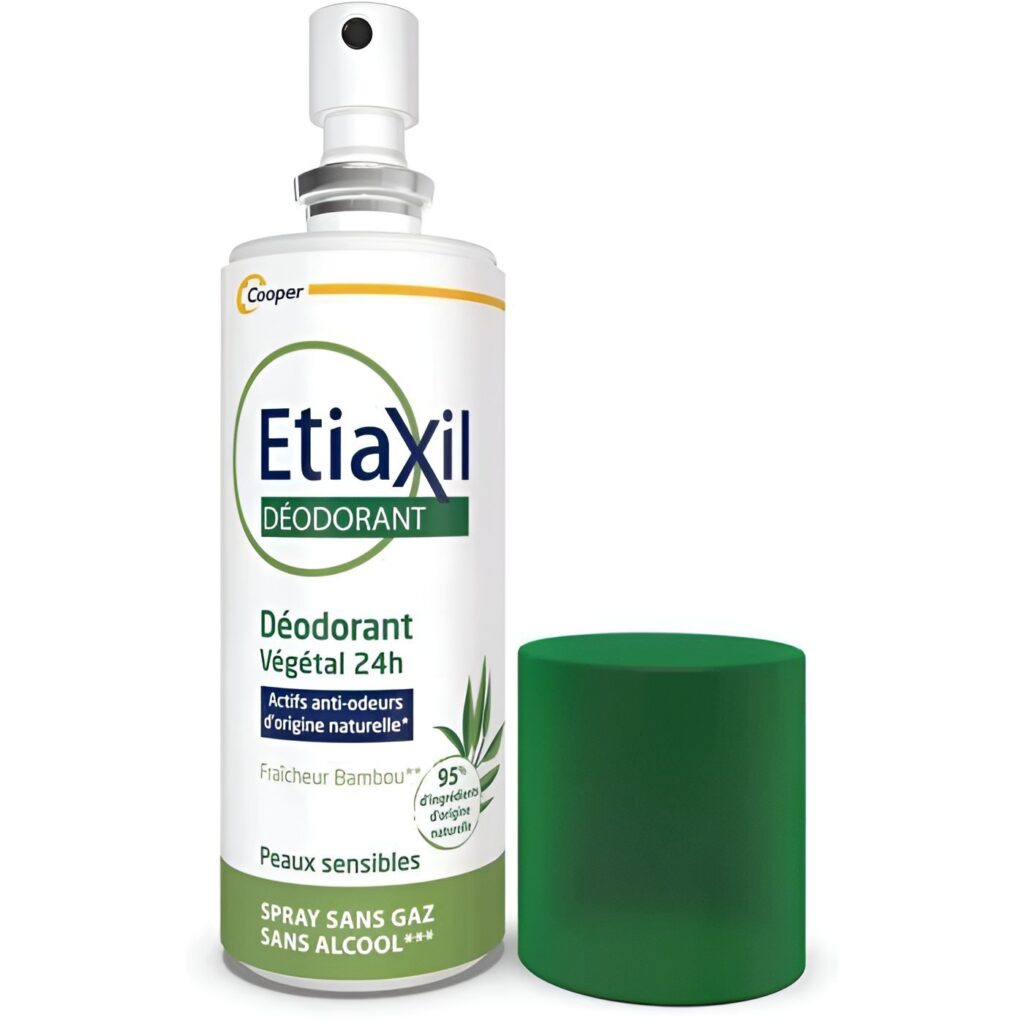 Déodorant-Etiaxil-Végétal 24h Spray sans gaz-Peaux sensibles-100ml