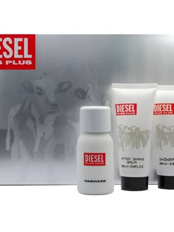 Coffret-Diesel Plus Plus Masculine-Eau de Toilette-75ml+Gel Douche 100ml+After Shave 100ml