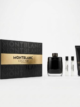 Coffret Montblanc-legend-Eau de Parfum-100ml + Gel Douche-100ml + 2*Eau de Parfum-7,5ml (3 Pièces)