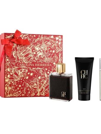 Coffret Carolina Herrera-CH Men-Eau de Toilette-100ml + Baume après Rasage-100ml (3 pièces)