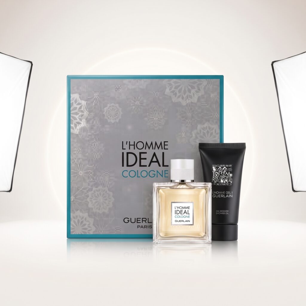 Coffret Guerlain-L’Homme Idéal Cologne-Eau de Toilette-100ml + Gel Douche-75ml (2 Pièces)