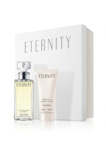 Coffret Calvin Klein-Eternity For Women-Eau de Parfum-100ml + Body Lotion-100ml (2 pièces)