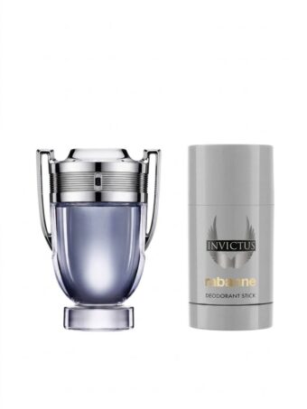 Coffret Rabanne-Invictus-Eau de Toilette-100ml + Deodorant Stick-75ml (2 pièces)