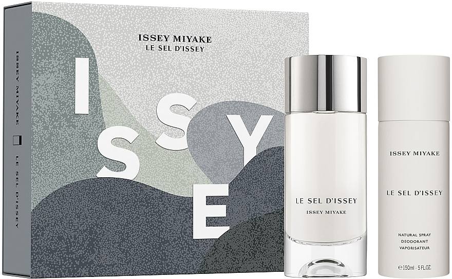 Coffret Issey Miyake-Le Sel d’Issey-Eau de Toilette-100ml + Deodorant-150ml (2 pièces)