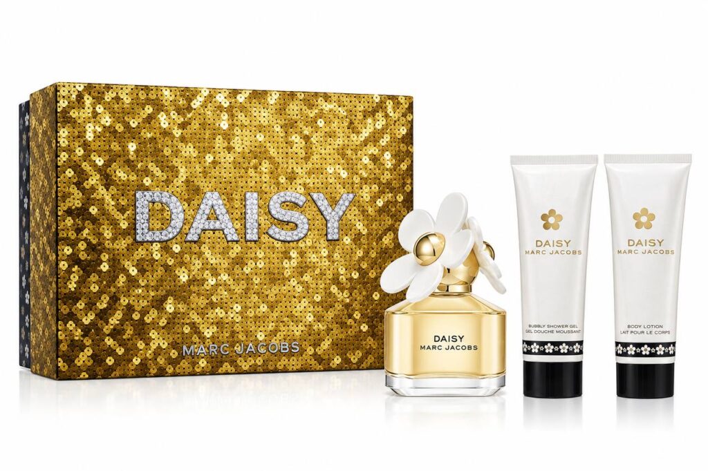 Coffret Marc Jacobs-Daisy-Eau de Toilette-50ml+Gel Douche-75ml+Body Lotion-75ml (3 pièces)